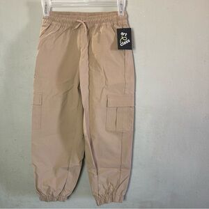 Art Class Kids Beige Cargo Joggers